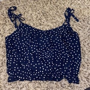 Navy blue tank top